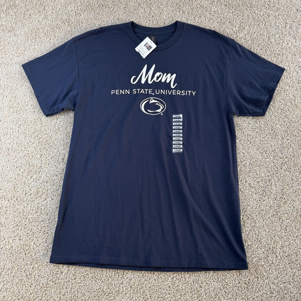 Penn State Nittany Lions Shirt Womens Large Blue NCAA College Gildan Mom